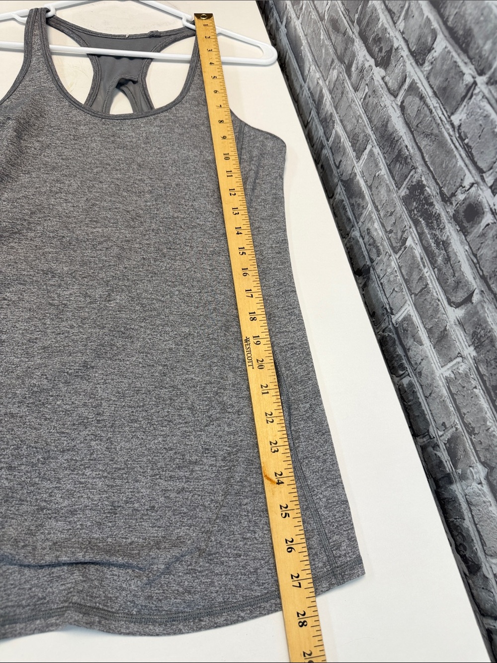 Lululemon‎ Gray Racerback Athletic Tank - Picture 6 of 8